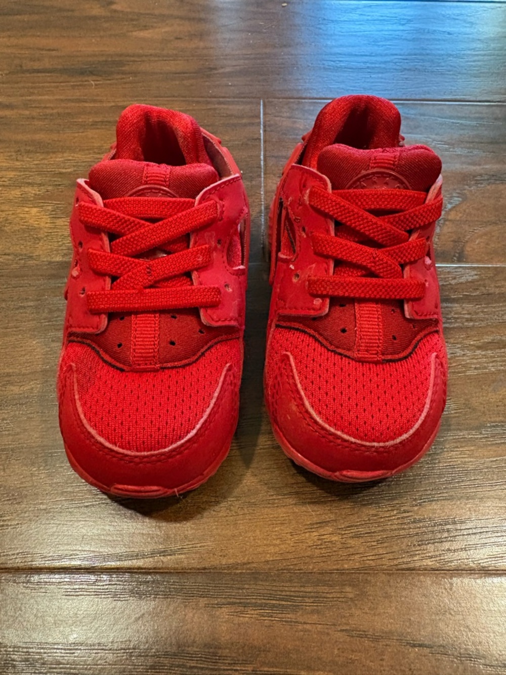 Nike Huarache Run TD Toddler Shoes University Red